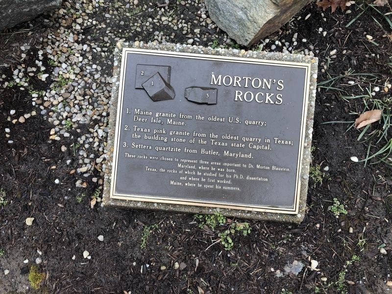 Morton's Rocks Marker image. Click for full size.