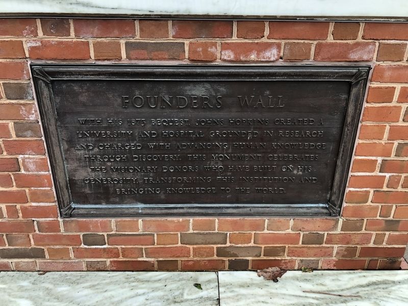 Founder's Wall Marker image. Click for full size.