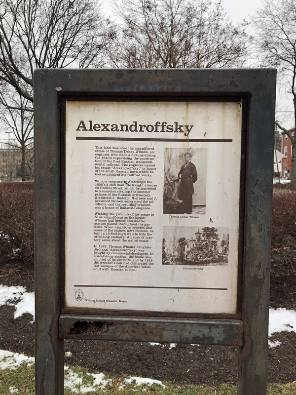 Alexandroffsky Marker. Click for full size. Alexandroffsky Marker image. Click for full size.