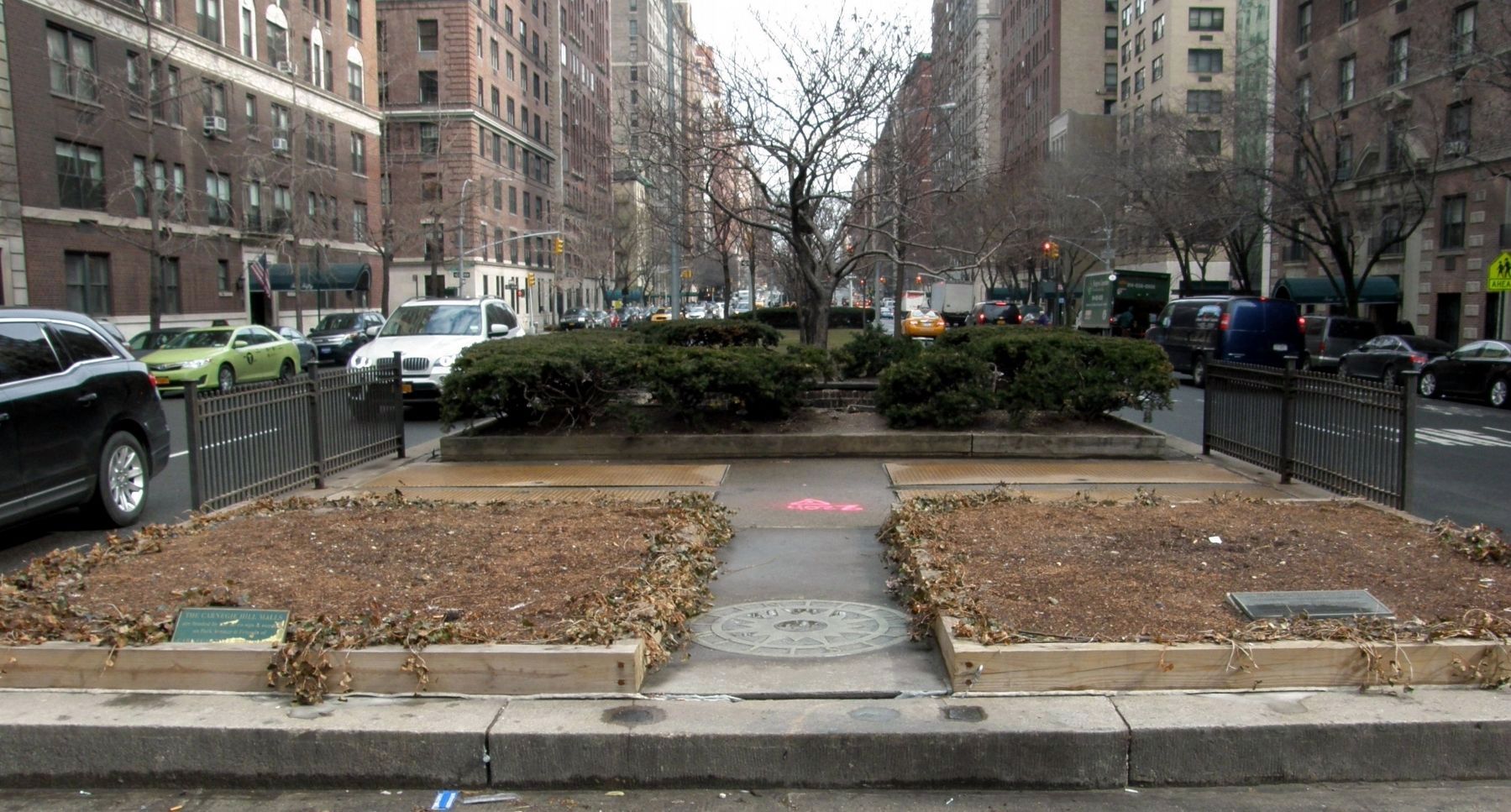 Carnegie Hill 9/11 Memorial site image. Click for full size.