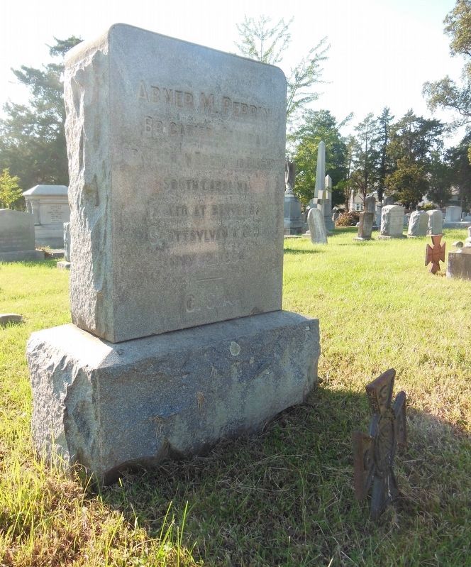 Grave of Brigadier General Abner Perrin, C.S.A. image. Click for full size.