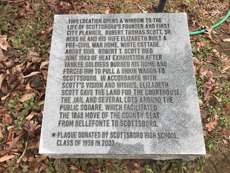 Robert Thomas and Elizabeth Scott, Sr. Memorial. Click for full size. Robert Thomas and Elizabeth Scott, Sr. Memorial image. Click for full size.