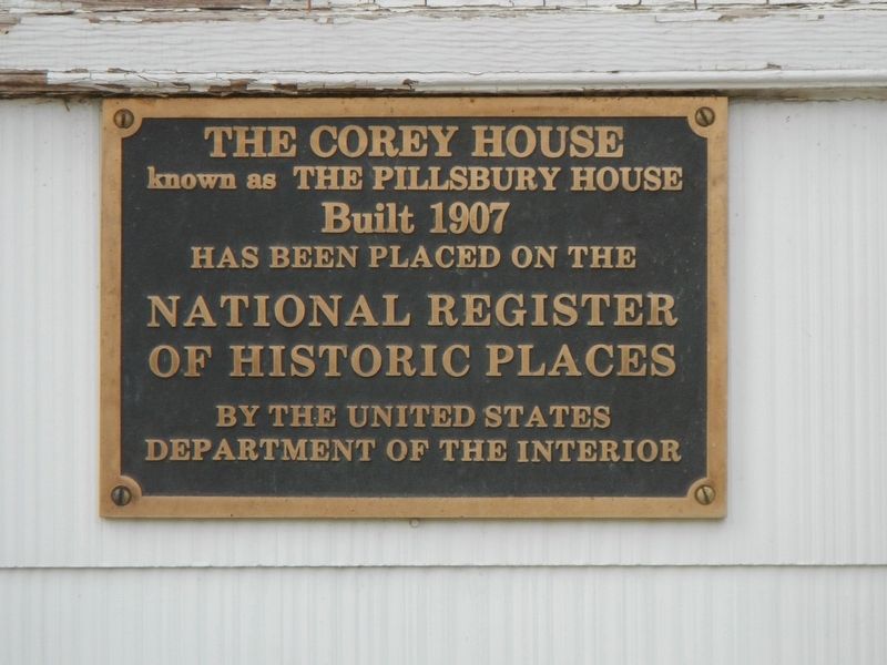 The Corey House Marker image. Click for full size.