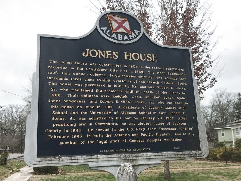Jones House Marker image. Click for full size.