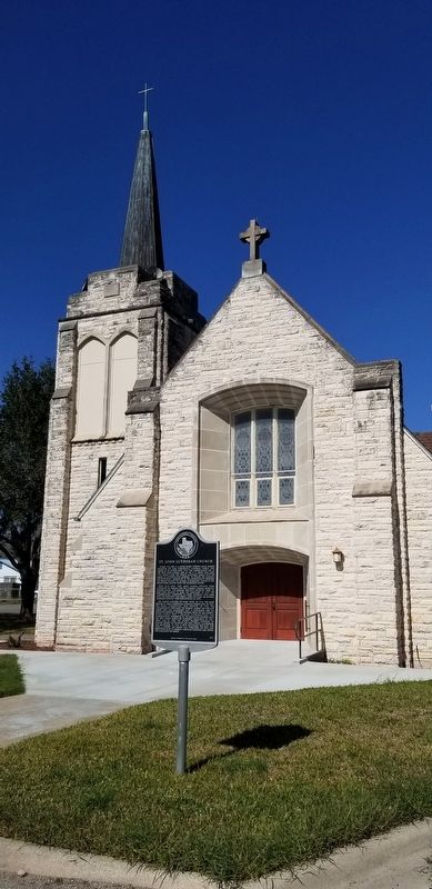 The front of the St. John Lutheran Church image. Click for full size.