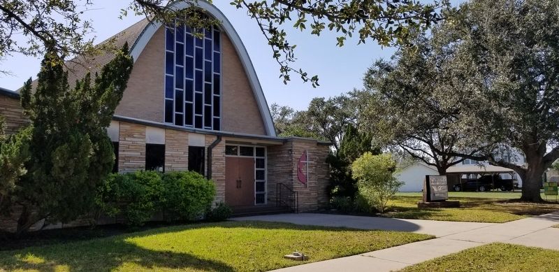 The front entrance to the First United Methodist Church of Bishop. Click for full size. The front entrance to the First United Methodist Church of Bishop image. Click for full size.