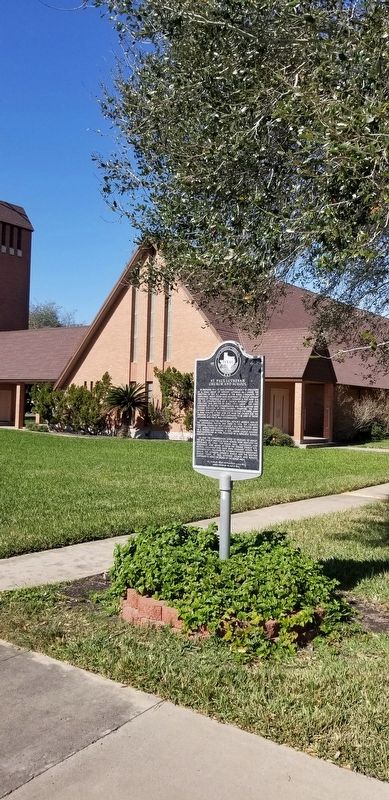 St. Paul Lutheran Church and School and Marker image. Click for full size.