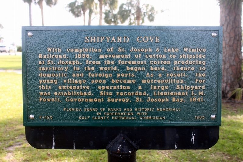 Shipyard Cove Marker image. Click for full size.