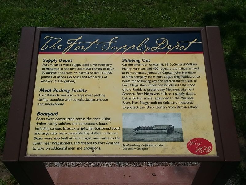 The Fort: Supply Depot Marker image. Click for full size.