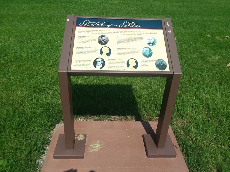 Sketch of a Soldier Marker. Click for full size. Sketch of a Soldier Marker image. Click for full size.
