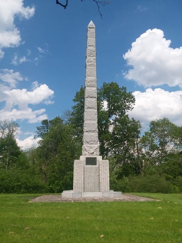 Fort Amanda Monument image. Click for full size.
