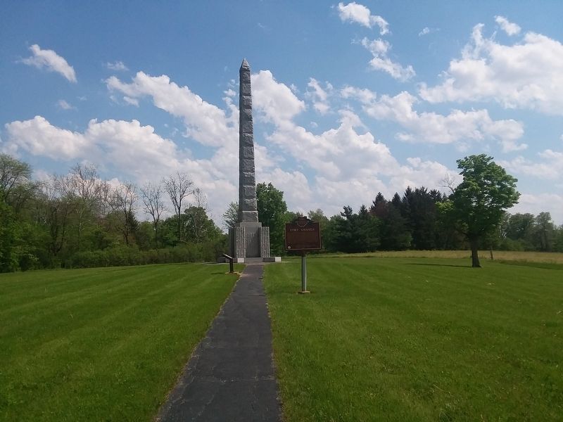 Fort Amanda Monument image. Click for full size.