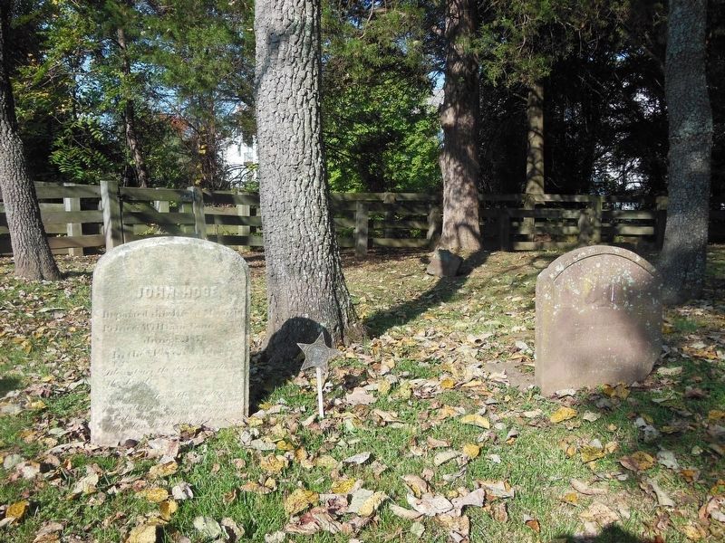 Grave of John Hooe In The Family Cemetery image. Click for full size.
