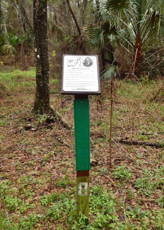 Conclusive Federal Action Marker. Click for full size. Conclusive Federal Action Marker image. Click for full size.