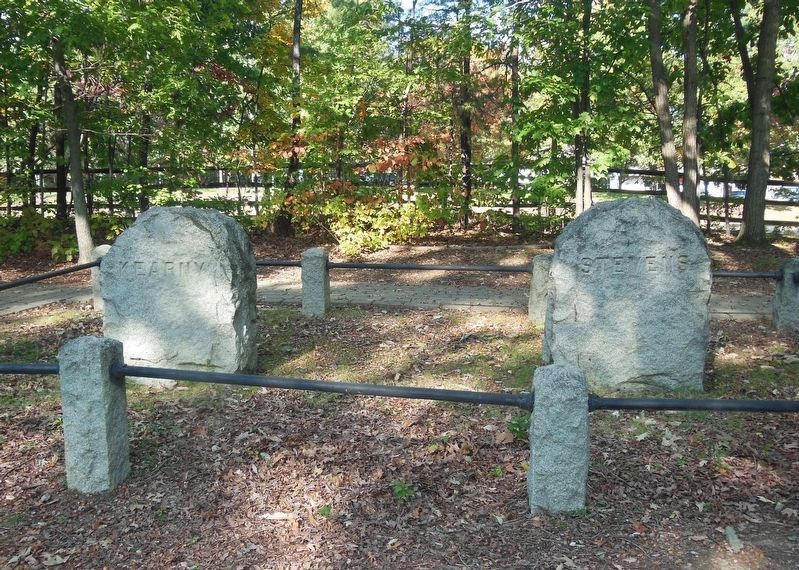 Stevens and Kearny Monuments. Click for full size. Stevens and Kearny Monuments image. Click for full size.