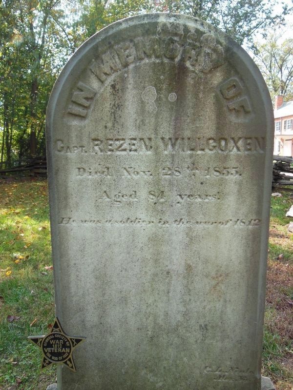 Grave of Family Patriarch Rezen Willcoxen image. Click for full size.