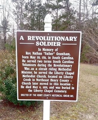 A Revolutionary Soldier Marker. Click for full size. A Revolutionary Soldier Marker image. Click for full size.