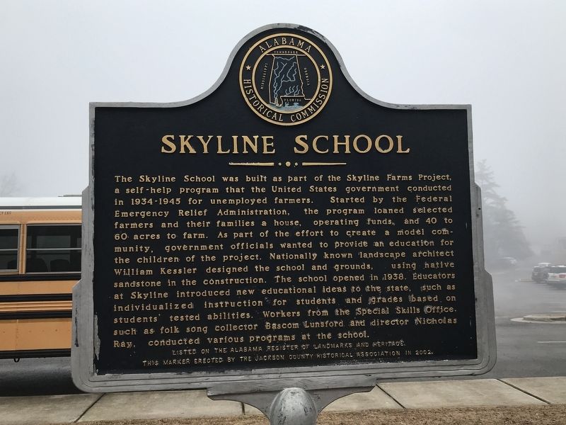 Skyline School Marker image. Click for full size.