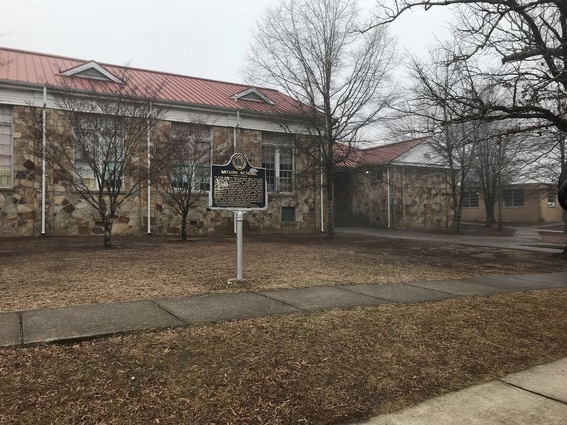 Skyline School Marker image. Click for full size.