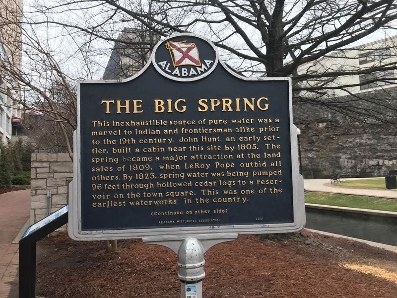 The Big Spring Marker (Side A). Click for full size. The Big Spring Marker (Side A) image. Click for full size.