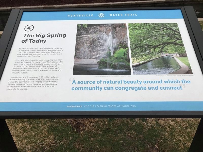 The Big Spring of Today Marker. Click for full size. The Big Spring of Today Marker image. Click for full size.