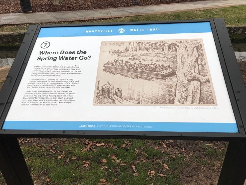 Where Does the Spring Water Go? Marker image. Click for full size.