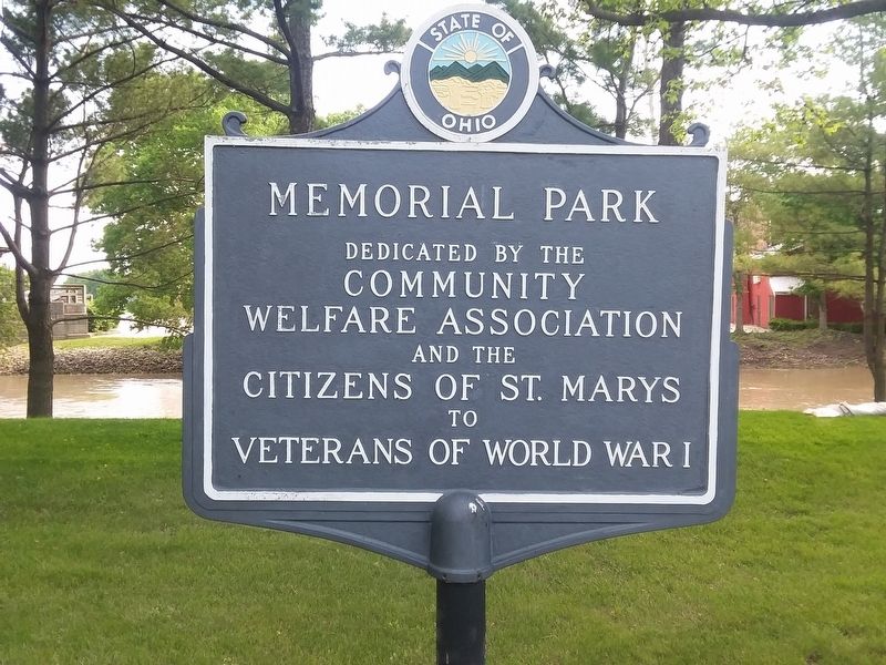 Memorial Park Marker. Click for full size. Memorial Park Marker image. Click for full size.
