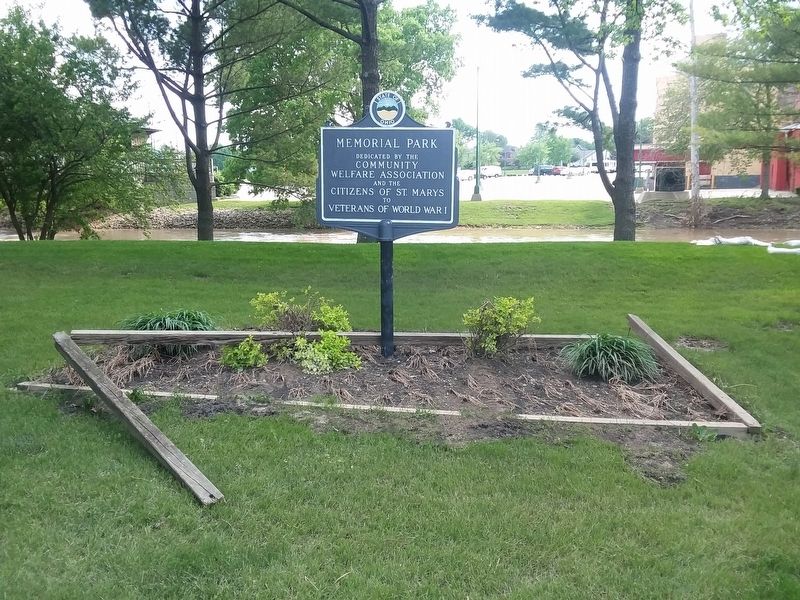 Memorial Park Marker. Click for full size. Memorial Park Marker image. Click for full size.