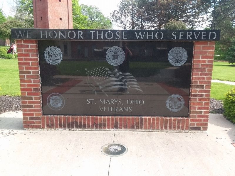 St. Marys Veterans Memorial image. Click for full size.