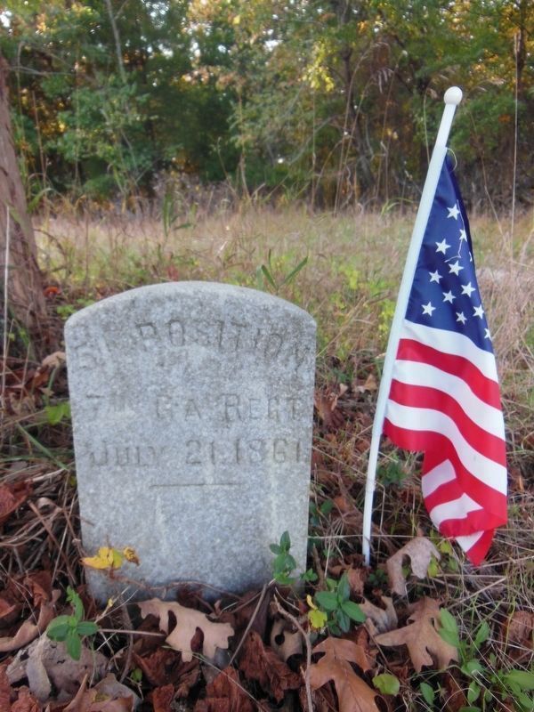 The Only Other Surviving 7th Georgia Marker image. Click for full size.