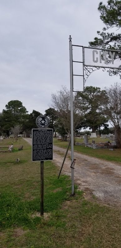 The City Cemetery Marker by the entrance of the Cemetery. Click for full size. The City Cemetery Marker by the entrance of the Cemetery image. Click for full size.