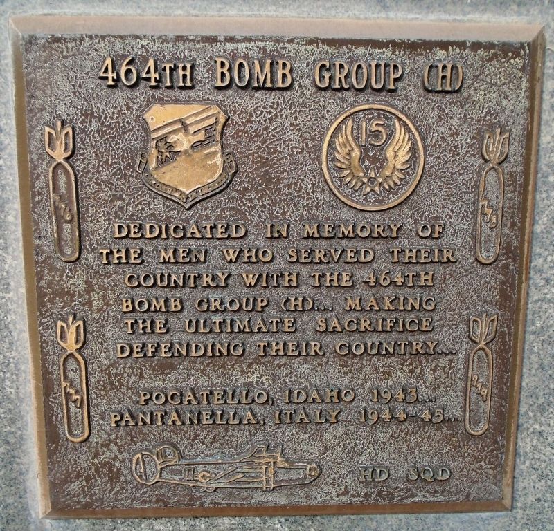 464th Bomb Group (H) Marker image. Click for full size.