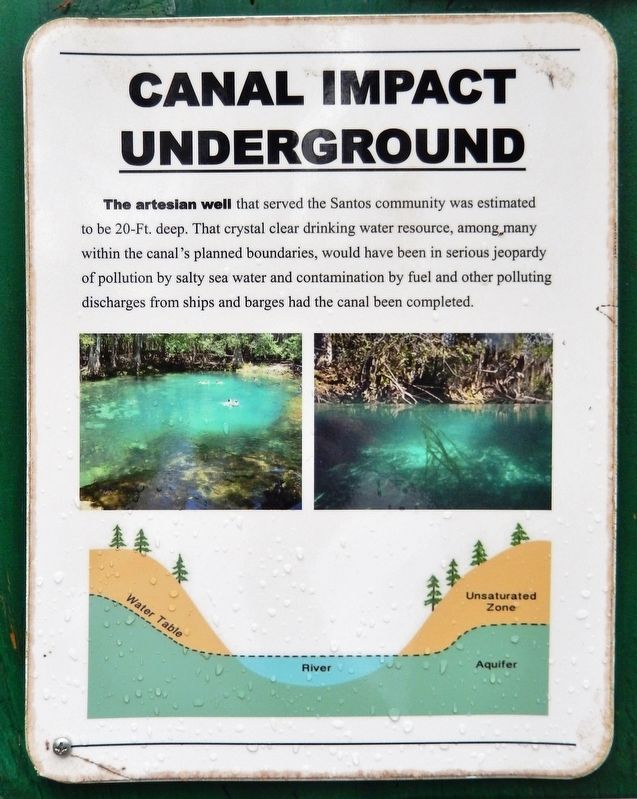 Port Santos Marker<br>Canal Impact Underground (<i>panel</i>) image. Click for full size.