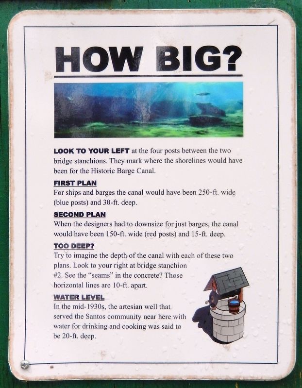 Port Santos Marker<br>How Big? (<i>panel</i>) image. Click for full size.