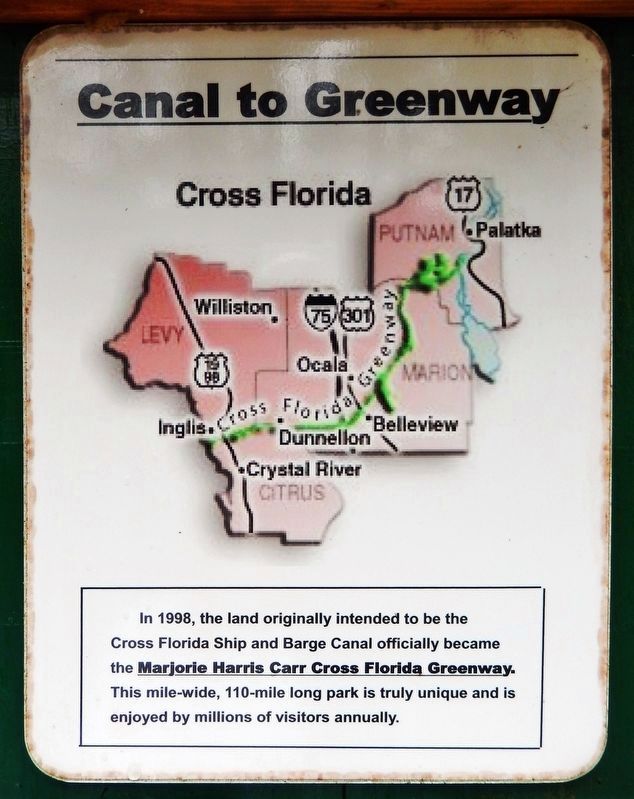 Port Santos Marker<br>Canal to Greenway (<i>panel</i>) image. Click for full size.