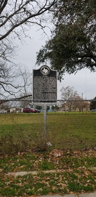 Site of the Alma Male and Female Institute Marker image. Click for full size.