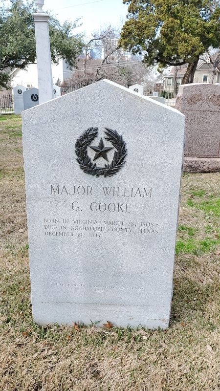 Major William Cooke Marker image. Click for full size.