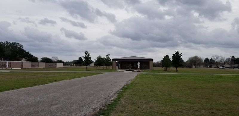 The view of the St. Joseph Catholic Cemetery. Click for full size. The view of the St. Joseph Catholic Cemetery image. Click for full size.