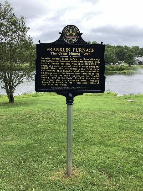 Franklin Furnace Marker image. Click for full size.