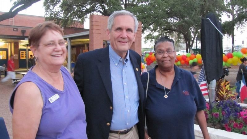 Zavala Elementary School Marker Dedication Ceremony. Click for full size. Zavala Elementary School Marker Dedication Ceremony image. Click for full size.