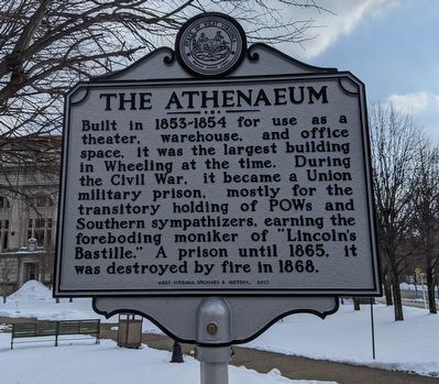 The Athenaeum Marker image. Click for full size.