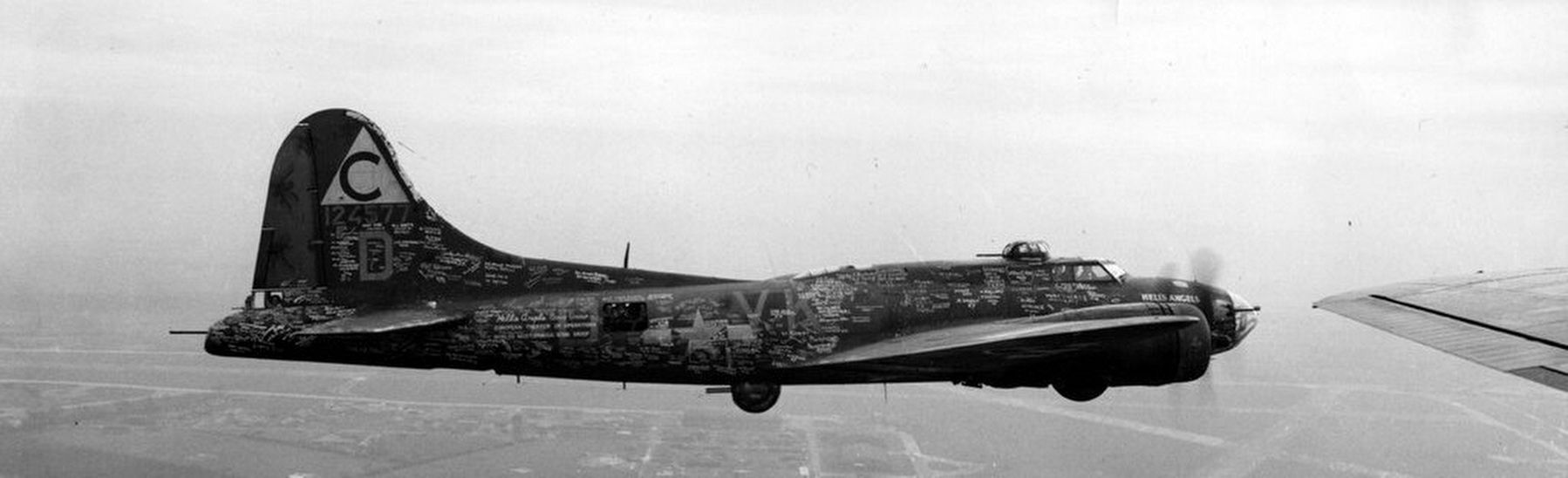 B-17 "Hell's Angels" image. Click for full size.