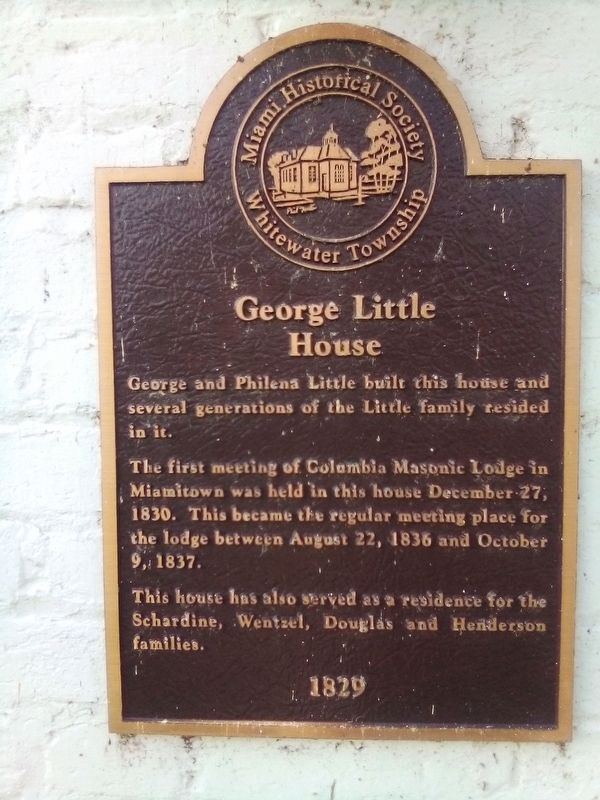 George Little House Marker image. Click for full size.