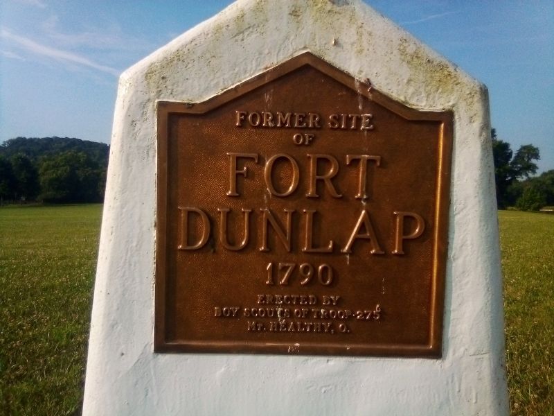Former Site of Fort Dunlap Marker image. Click for full size.