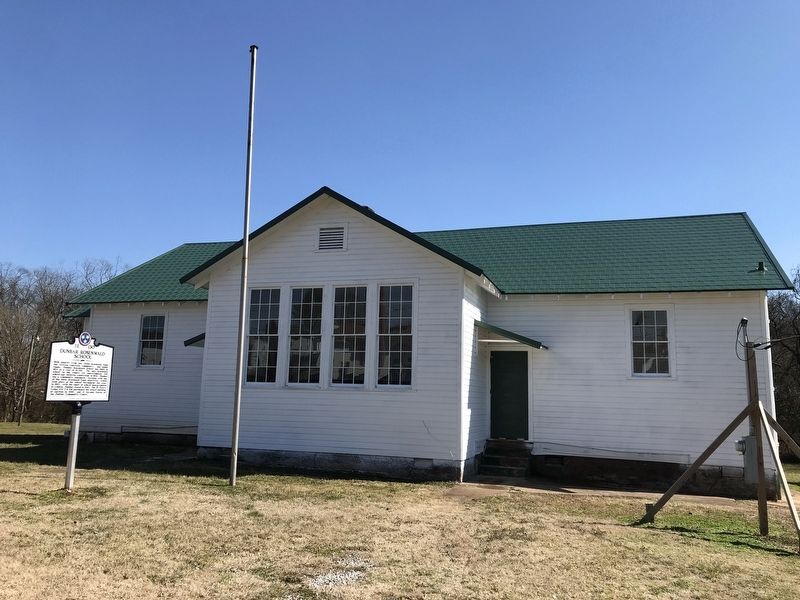 Dunbar Rosenwald School Marker. Click for full size. Dunbar Rosenwald School Marker image. Click for full size.