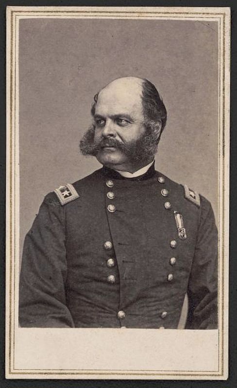 Maj. Gen. Ambrose Burnside, U.S.A. image. Click for full size.