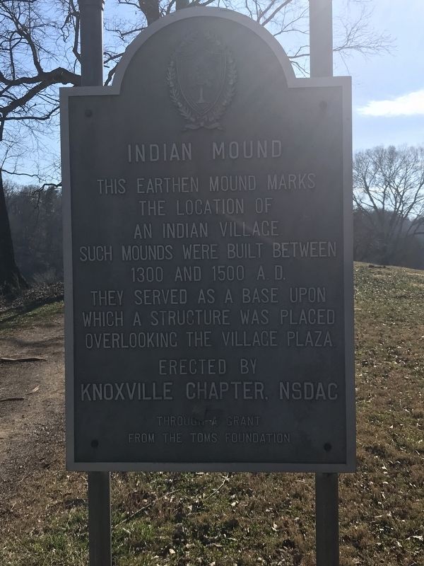 Indian Mound Marker image. Click for full size.