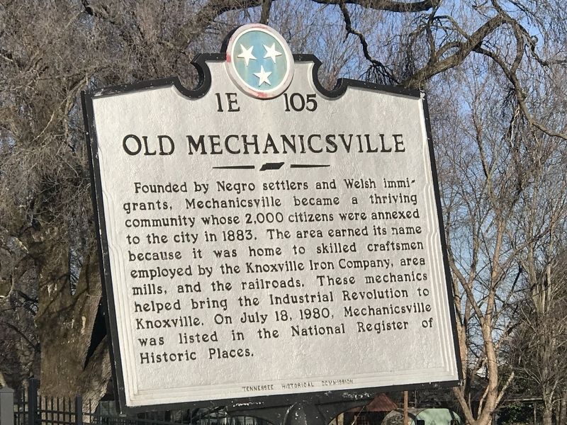 Old Mechanicsville Marker image. Click for full size.