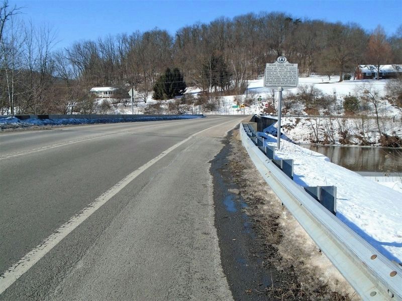 New Penns Creek Bridge and Marker image. Click for full size.