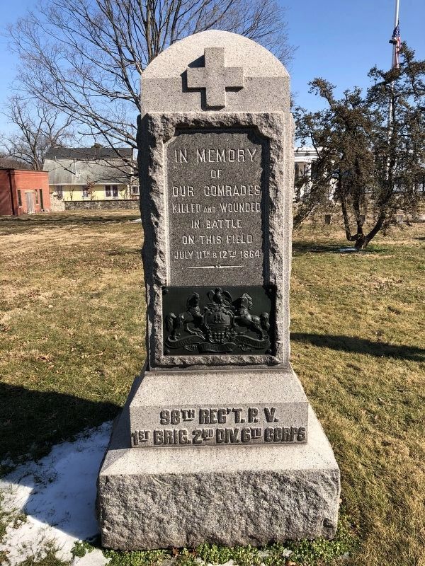 98th Pennsylvania Infantry Marker image. Click for full size.